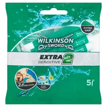 Wilkinson Sword Extra2 Sensitive 2 pengés eldobható borotva 5 db Wilkinson Sword Extra2 Sensitive 2 pengés eldobható borotva 5 db