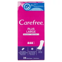 Carefree Plus Large tisztasági betét friss illattal 28 db