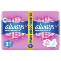 Always Ultra Sensitive Night Egészségügyi Betét (3-as Méret), 14 db Always Ultra Sensitive Night Egészségügyi Betét (3-as Méret), 14 db