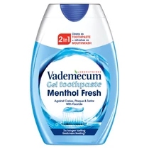 Vademecum 2in1 Menthol Fresh fogkrém és szájvíz 75 ml Vademecum 2in1 Menthol Fresh fogkrém és szájvíz 75 ml