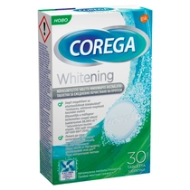Corega Whitening Műfogsortisztító Tabletta Mindennapos Használatra 30 db