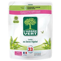 L'Arbre Vert Folyékony Öko Mosószer Növényi Szappan Kivonattal utántöltő 30 mosás 2 l L'Arbre Vert Folyékony Öko Mosószer Növényi Szappan Kivonattal utántöltő 30 mosás 2 l