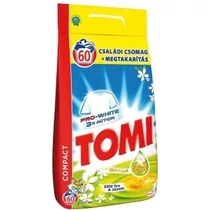 Tomi Mosópor 2in1 Zöld Tea és Jázmin 60 mosás 4,2 kg  Tomi Mosópor 2in1 Zöld Tea és Jázmin 60 mosás 4,2 kg