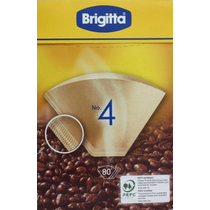 Brigitta Filterpapír Kávéfilter 4-es méret 80 db