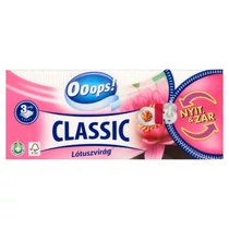 Ooops! Classic Papírzsebkendő Lótuszvirág 3 rétegű, 90 db (#20) Ooops! Classic Papírzsebkendő Lótuszvirág 3 rétegű, 90 db (#20)