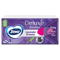 Zewa Deluxe Papírzsebkendő Lavender Dreams 3 rétegű, 90 db (#40) Zewa Deluxe Papírzsebkendő Lavender Dreams 3 rétegű, 90 db (#40)