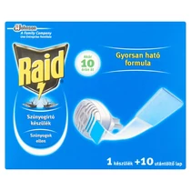 Raid Elektromos Lapkás Szúnyogriasztó Készülék 10 db Lapkával Raid Elektromos Lapkás Szúnyogriasztó Készülék 10 db Lapkával