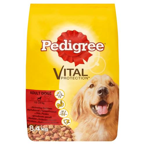 Pedigree Száraz Kutyaeledel Marhahússal és Baromfihússal 8,4 kg 