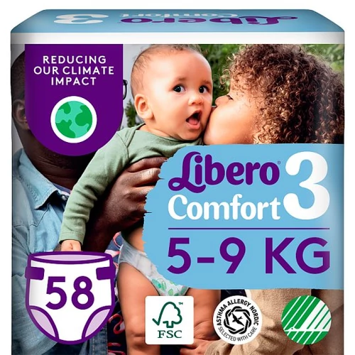Libero Comfort Pelenka Midi (3) 5-9 kg 58 db 