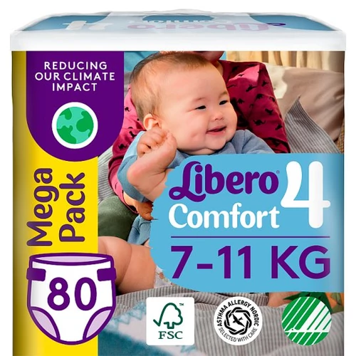 Libero Comfort Pelenka Maxi (4) 7-11 kg Megapack 80 db 