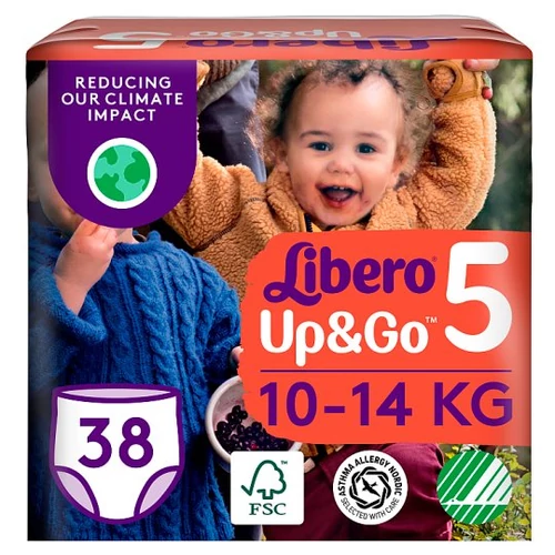 Libero Up&Go Pelenka Maxi Plus (5) 10-14 kg 38 db 