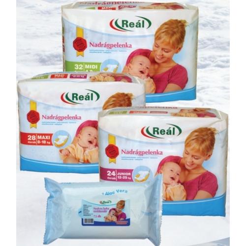 Reál Nadrágpelenka Midi 4-9 kg 32 db (#7)