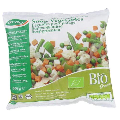 Ardo Bio Soup Vegetables Zöldségleves Mix gyorsfagyasztott 600 g
