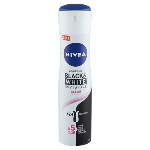 Nivea Deospray 48h Black & White Invisible Clear 150 ml