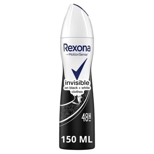 Rexona Invisible on black + white Clothes izzadásgátló 150 ml