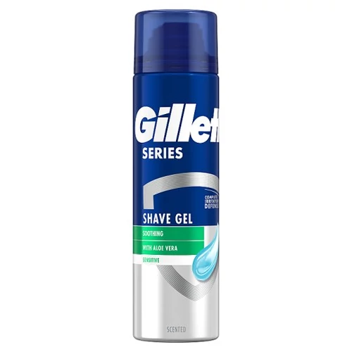 Gillette Series Nyugtató Hatású Borotvazselé Aloe Verával, 200ml
