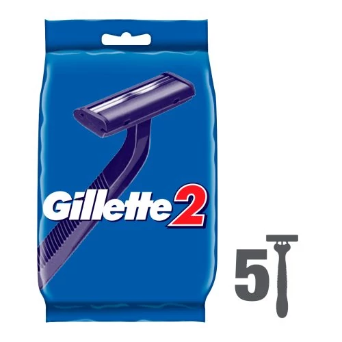 Gillette 2 Eldobható Borotva 5 db