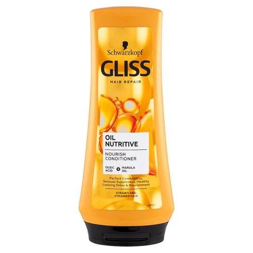 Gliss Tápláló olaj hajregeneráló balzsam 200 ml
