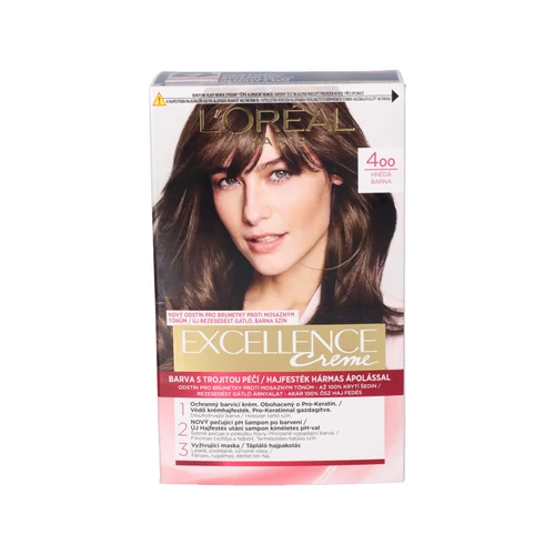 L'oréal Paris Excellence Creme Barna Hajfesték (400)