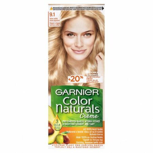 Garnier Color Naturals Tartós hajfesték 9 .1 Nagyon világos hamvas szőke