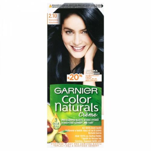 Garnier Color Naturals Tartós hajfesték 2 .10 Kékesfekete