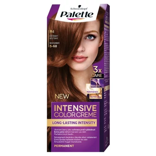 Schwarzkopf Palette Intensive Color Creme tartós hajfesték 5-68 gesztenye (R4)