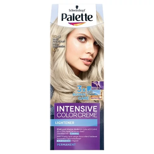Schwarzkopf Palette Intensive Color Creme tartós hajfesték 10-2 ultra hamvasszőke (A10)