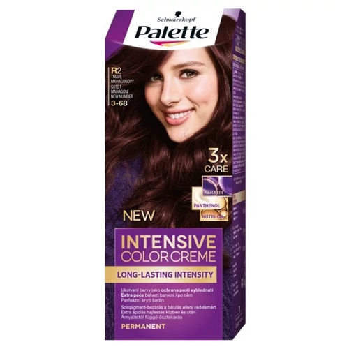 Schwarzkopf Palette Intensive Color Creme tartós hajfesték 3-68 sötét mahagóni (R2)