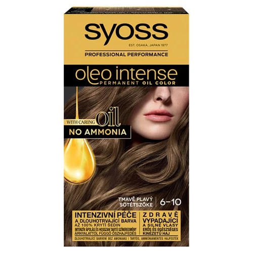 Syoss Color Oleo intenzív olaj hajfesték 6-10 sötétszőke