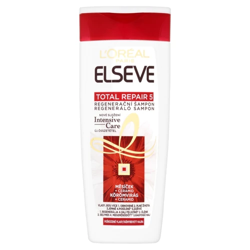 L'Oréal Paris Elseve Total Repair Regeneráló Sampon Igénybevett Hajra 250 ml