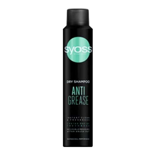 Syoss Anti Grease Száraz Sampon Gyorsan Zsírosodó Hajra 200 ml