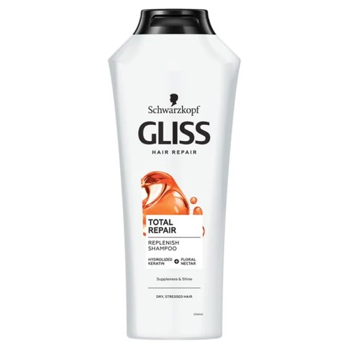 Gliss Teljeskörű regeneráló hajregeneráló sampon 400 ml