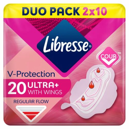 Libresse Ultra Thin Fresh Protect Egészségügyi Betét duopack 2x10 db