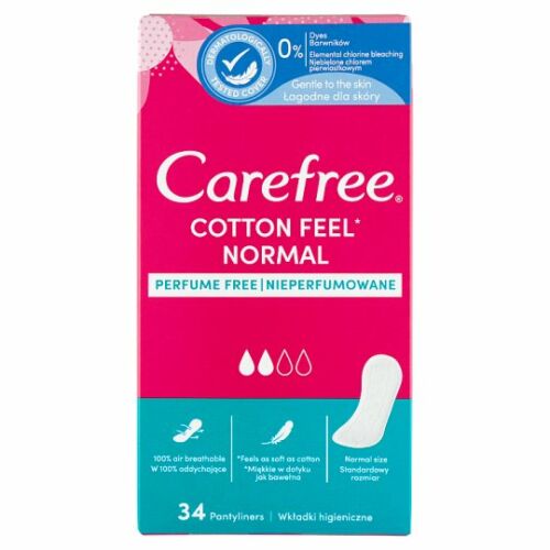 Carefree Normal With Cotton Extract Tisztasági Betét 34 db