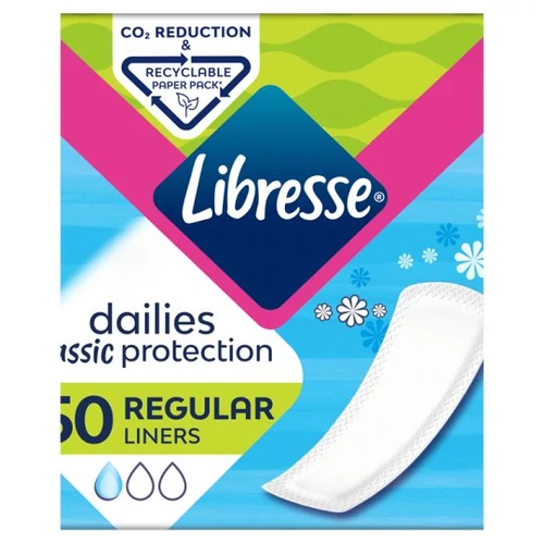 Libresse Dailies Classic Protection Regular tisztasági betét 50 db
