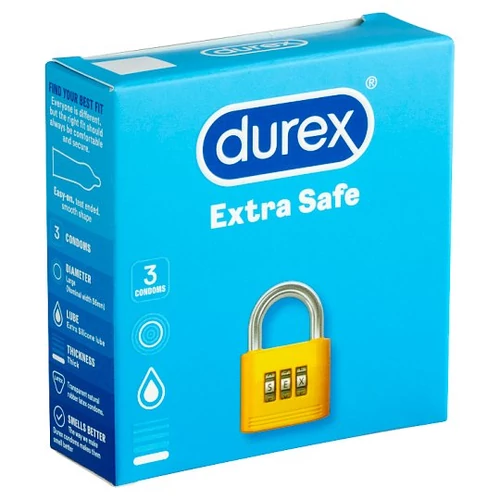 Durex Extra Safe óvszer 3 db