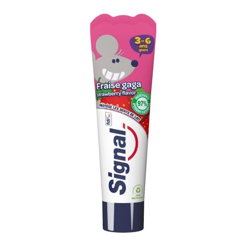 Signal Kids Strawberry Flavour Gyerekfogkrém 2-6 éveseknek 50 ml