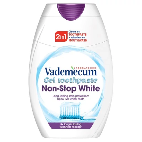 Vademecum 2in1 Non Stop White fogkrém és szájvíz 75 ml