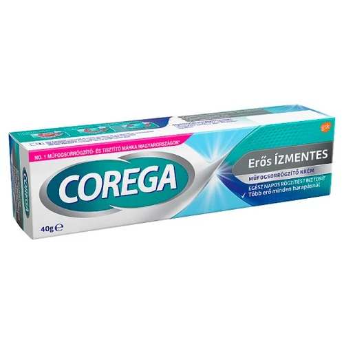Corega Erős Ízmentes Műfogsorrögzítő Krém 40 g