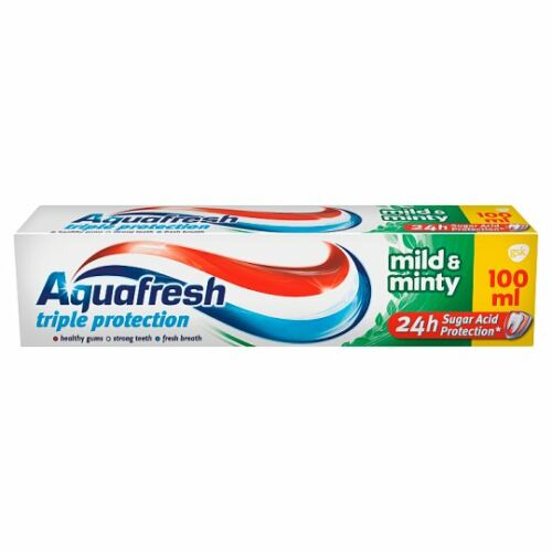 Aquafresh Triple Protection Mild & Minty Fogkrém 100 ml (#12)