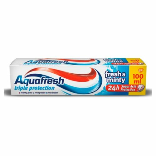 Aquafresh Triple Protection Fresh & Minty Fogkrém 100 ml (#12)