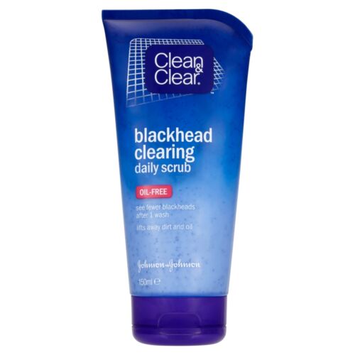 Clean&Clear Blackhead Clearing Daily Scrub Mitesszer Eltávolító Bőrradír 150 ml