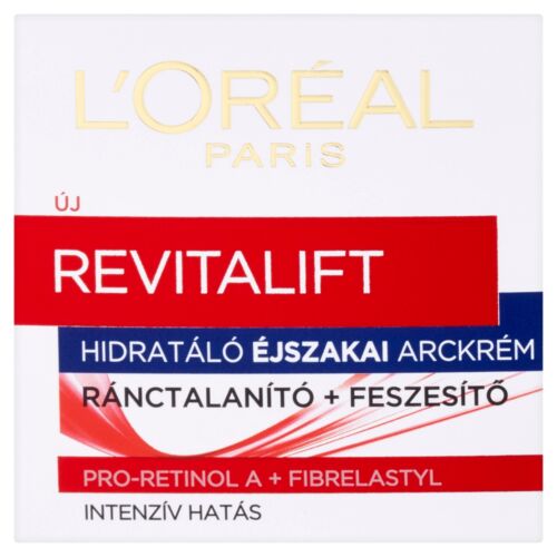 L'oréal Paris Revitalift Hidratáló Éjszakai Arckrém Ránctalanító + Feszesítő 50ml