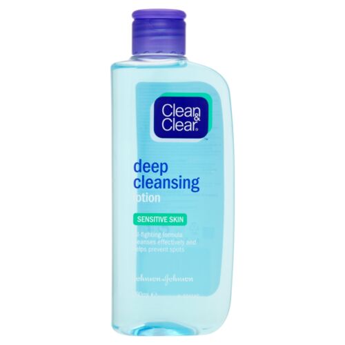 Clean&Clear Deep Cleansing Lotion Sensitive Skin Mélytisztító Tonik Érzékeny Bőrre 200ml
