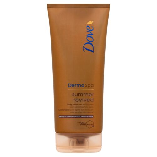 Dove Derma Spa Summer Revived Önbarnító Testápoló Normál-Sötét Bőrre 200 ml