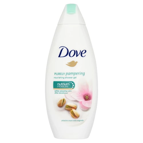 Dove Purely Pampering Bőrtápláló Krémtusfürdő Pisztácia Krémmel és Magnóliával 250 ml
