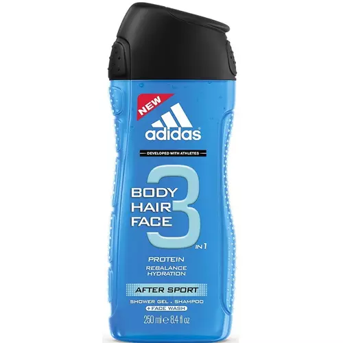 Adidas Férfi Tusfürdő 3in1 After Sport 250 ml