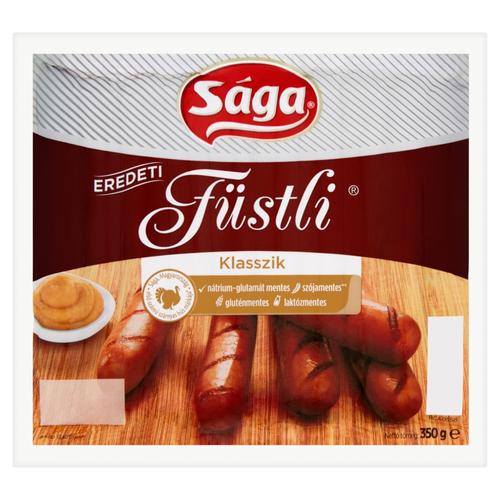 Sága Füstli Virsli Klasszikus vákuumcsomagolt 10 db 350 g 