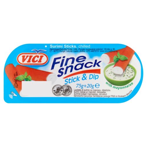 Vici Fine Snack surimi halrudacskák majonézes szósszal 95 g
