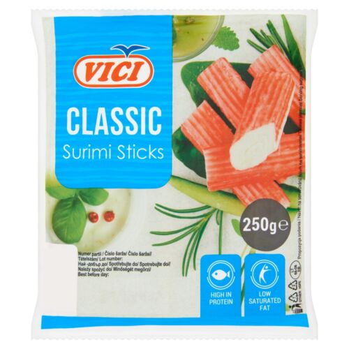 Vici Classic Surimi Sticks Surimi Rák Ízű Halrudacskák 250 g